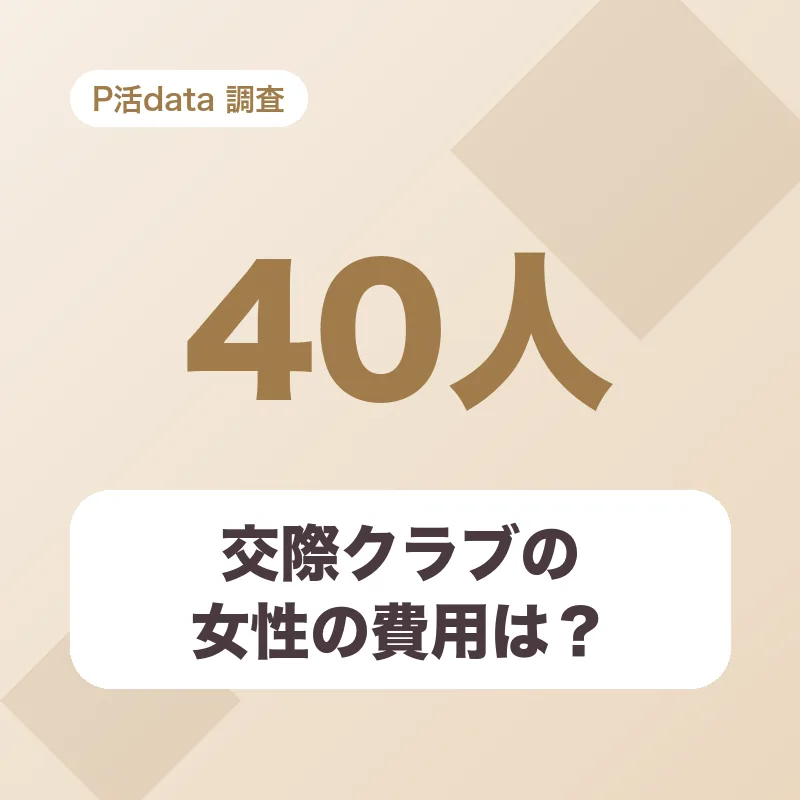 交際クラブの女性の費用は？