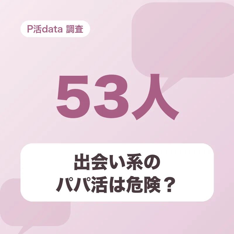 出会い系のパパ活は危険?