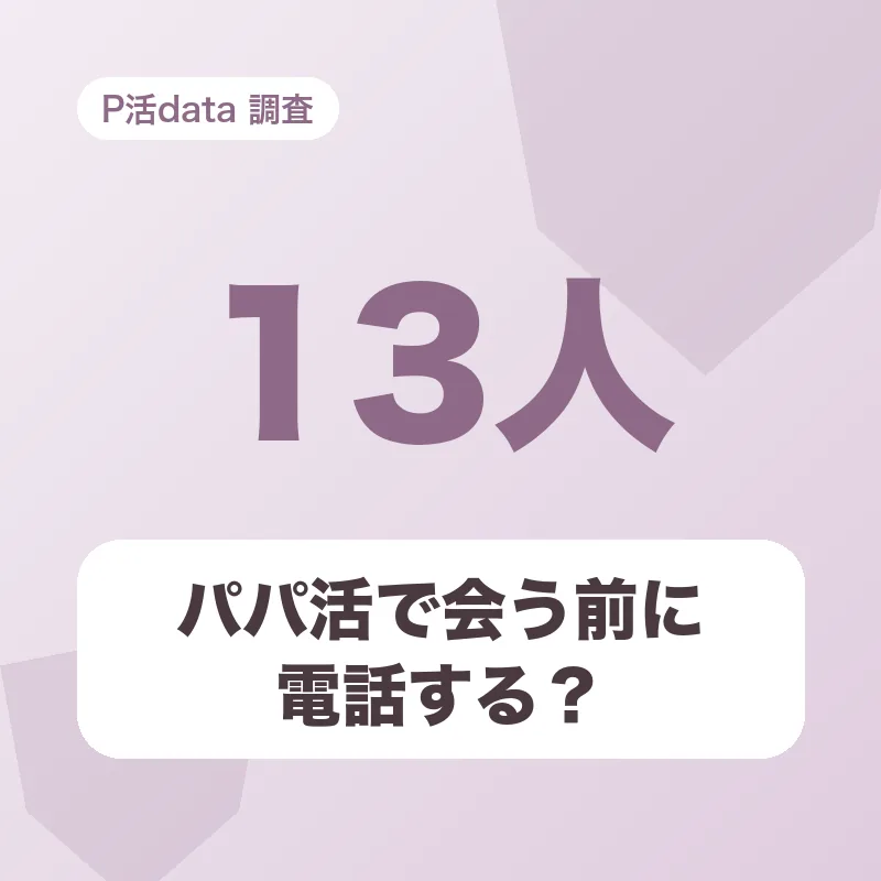 パパ活で会う前に電話する？