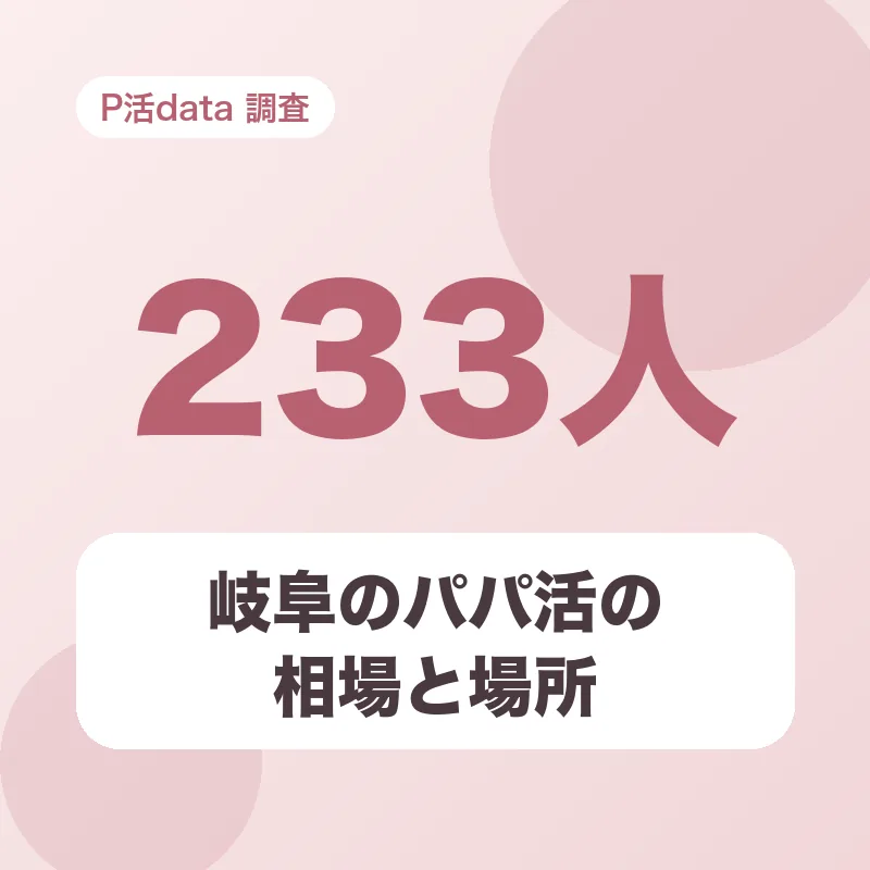 岐阜のパパ活の相場と場所