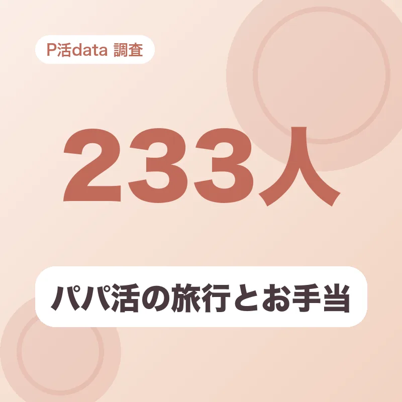パパ活の旅行とお手当